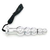 Bipolar Metal Electric Shock Butt Plug - N